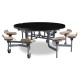 8 Seat Primo Round Mobile Folding Table